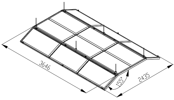 Đèn Panel Xuyên Sáng Góc 155 - Ảnh 2